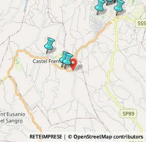 Mappa Via Morge, 66032 Castel Frentano CH, Italia (3.73778)