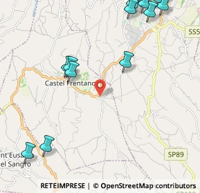 Mappa Via Morge, 66032 Castel Frentano CH, Italia (3.5415)