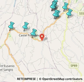 Mappa Via Morge, 66032 Castel Frentano CH, Italia (2.77091)