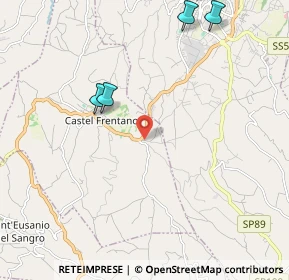 Mappa Via Morge, 66032 Castel Frentano CH, Italia (4.055)