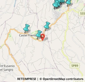 Mappa Via Morge, 66032 Castel Frentano CH, Italia (3.4875)