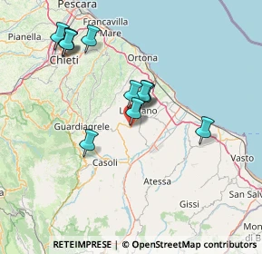 Mappa Via Morge, 66032 Castel Frentano CH, Italia (14.38083)