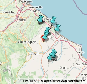 Mappa Via Morge, 66032 Castel Frentano CH, Italia (10.89786)