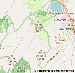 Mappa Via Terre dei Consoli, 01030 Monterosi VT, Italia (1.404)