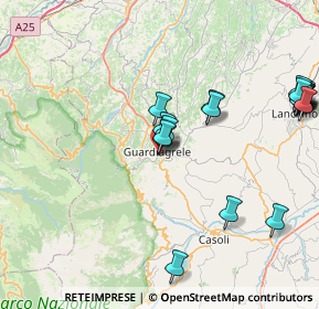 Mappa Largo Pignatari, 66016 Guardiagrele CH, Italia (9.9865)