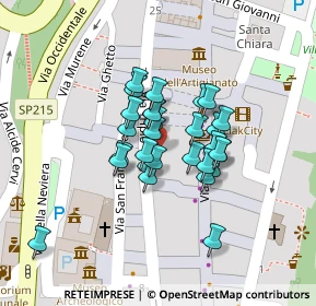 Mappa Via S. Francesco, 66016 Guardiagrele CH, Italia (0.0069)