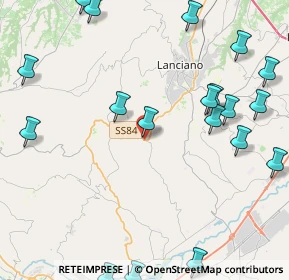 Mappa Via Buon Consiglio, 66032 Castel frentano CH, Italia (6.0625)