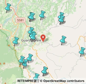 Mappa Località Melone, 66016 Guardiagrele CH, Italia (5.3585)