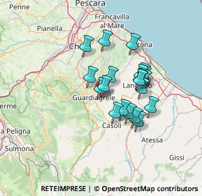 Mappa Loc melone, 66016 Guardiagrele CH, Italia (11.0455)