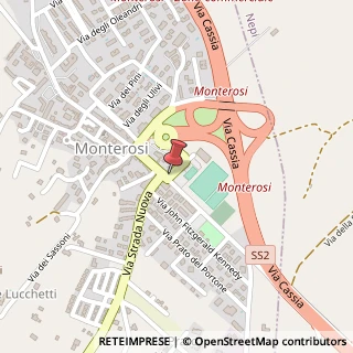 Mappa Via dello Sport, 2, 01030 Monterosi, Viterbo (Lazio)