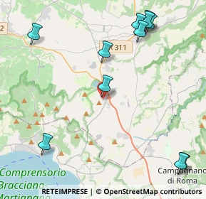 Mappa 01030 Monterosi VT, Italia (5.74455)