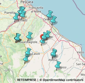 Mappa Via dei Peligni, 66032 Castel Frentano CH, Italia (17.45158)
