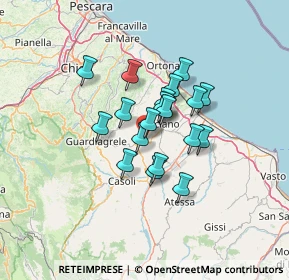 Mappa Castel Frentano, 66032 Castel Frentano CH, Italia (9.522)