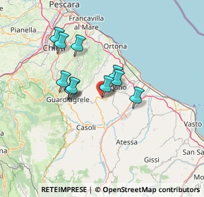 Mappa Via dei Peligni, 66032 Castel Frentano CH, Italia (11.27)