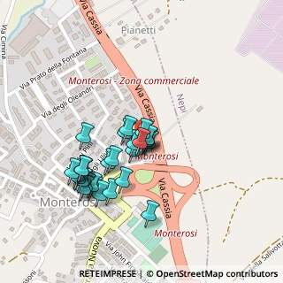 Mappa Via dei Tigli, 01030 Monterosi VT, Italia (0.20357)