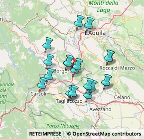 Mappa SP 24, 02021 Borgorose RI, Italia (12.956)