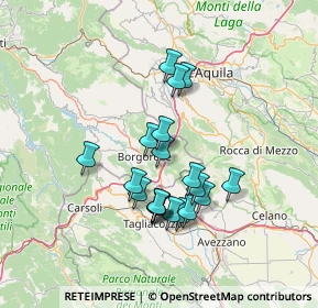 Mappa SP 24, 02021 Borgorose RI, Italia (12.48)