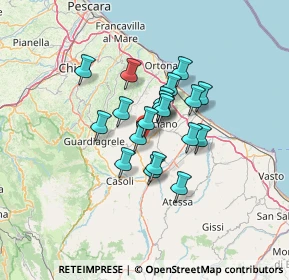 Mappa 66032 Castel Frentano CH, Italia (9.4875)