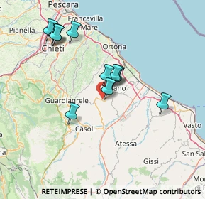 Mappa 66032 Castel Frentano CH, Italia (14.06833)