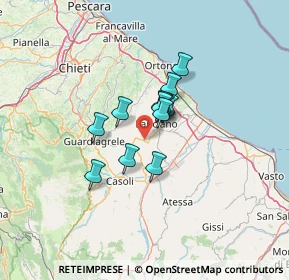 Mappa 66032 Castel Frentano CH, Italia (8.495)