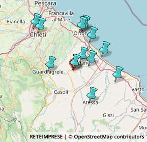 Mappa 66032 Castel Frentano CH, Italia (13.51643)