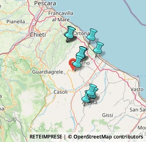 Mappa 66032 Castel Frentano CH, Italia (11.07214)