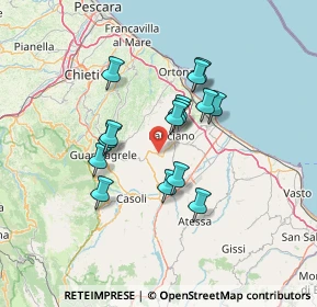 Mappa 66032 Castel Frentano CH, Italia (11.58933)