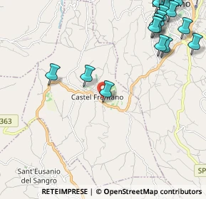 Mappa 66032 Castel Frentano CH, Italia (3.29789)