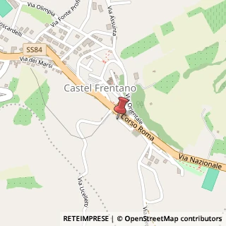 Mappa Corso Roma, 65, 66032 Castel Frentano, Chieti (Abruzzo)