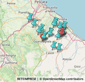 Mappa Via Antonio Gramsci, 66016 Guardiagrele CH, Italia (11.1195)