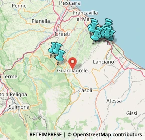 Mappa Via Antonio Gramsci, 66016 Guardiagrele CH, Italia (16.66063)
