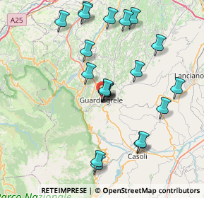 Mappa Via Antonio Gramsci, 66016 Guardiagrele CH, Italia (8.346)