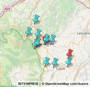 Mappa Via Antonio Gramsci, 66016 Guardiagrele CH, Italia (5.62538)