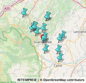 Mappa Via Antonio Gramsci, 66016 Guardiagrele CH, Italia (5.774)