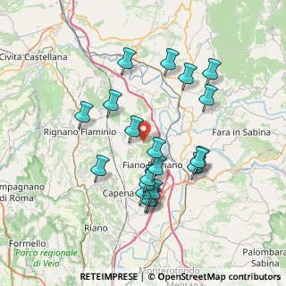 Mappa Via Aldo Moro, 00060 Civitella San Paolo RM, Italia (7.384)
