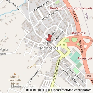 Mappa Via Roma, 2, 01030 Monterosi, Viterbo (Lazio)