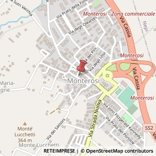 Mappa Piazza Umberto I, 14, 01030 Monterosi, Viterbo (Lazio)
