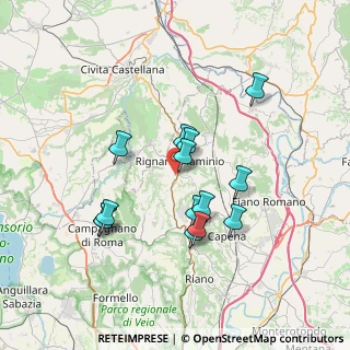 Mappa Strada Comunale di Magliano, 00068 Rignano Flaminio RM, Italia (6.65714)