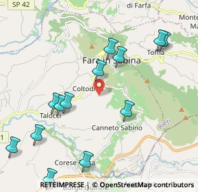 Mappa Via Salaria per Roma, 02100 Rieti RI, Italia (2.49)