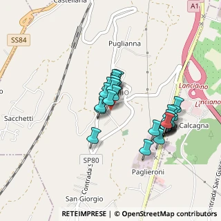Mappa Via dei Sospiri, 66030 Treglio CH, Italia (0.375)