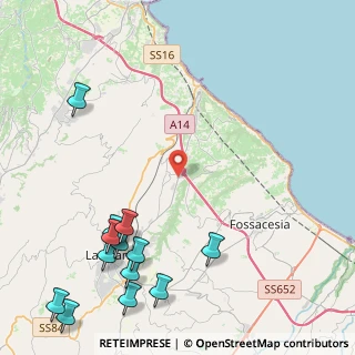Mappa Zona Industriale, 66034 Treglio CH, Italia (6.40692)