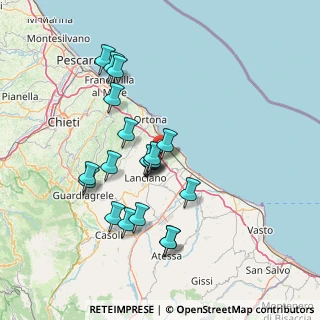 Mappa Zona Industriale, 66034 Treglio CH, Italia (13.9575)