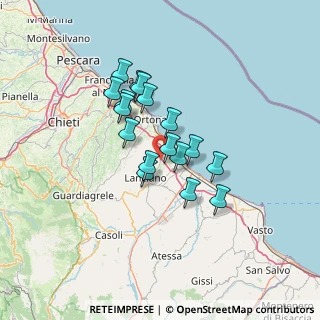 Mappa Zona Industriale, 66034 Treglio CH, Italia (10.71294)