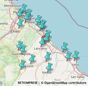 Mappa Via Roma, 66030 Treglio CH, Italia (16.9995)