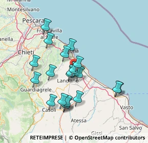 Mappa Via Roma, 66030 Treglio CH, Italia (13.6115)