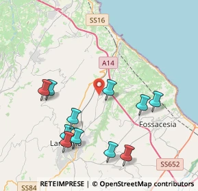 Mappa Via Roma, 66030 Treglio CH, Italia (4.51364)