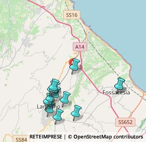 Mappa Via Roma, 66030 Treglio CH, Italia (4.60643)