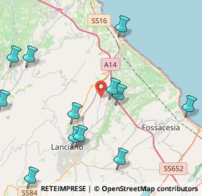 Mappa Via Roma, 66030 Treglio CH, Italia (5.70615)