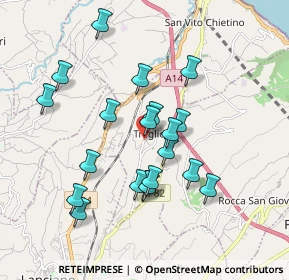 Mappa Via Roma, 66030 Treglio CH, Italia (1.776)