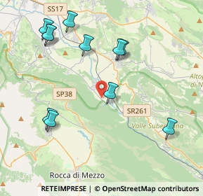 Mappa Via dell'Aquila, 67020 Villa Sant'Angelo AQ, Italia (4.74273)